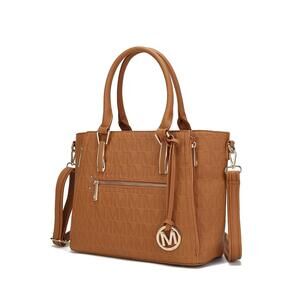 9249 Crossbody Shoulder Bag – PU Leather Top Handle Pocketbook – Roomy Tote